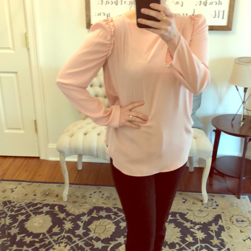 Blush long sleeved Blouse